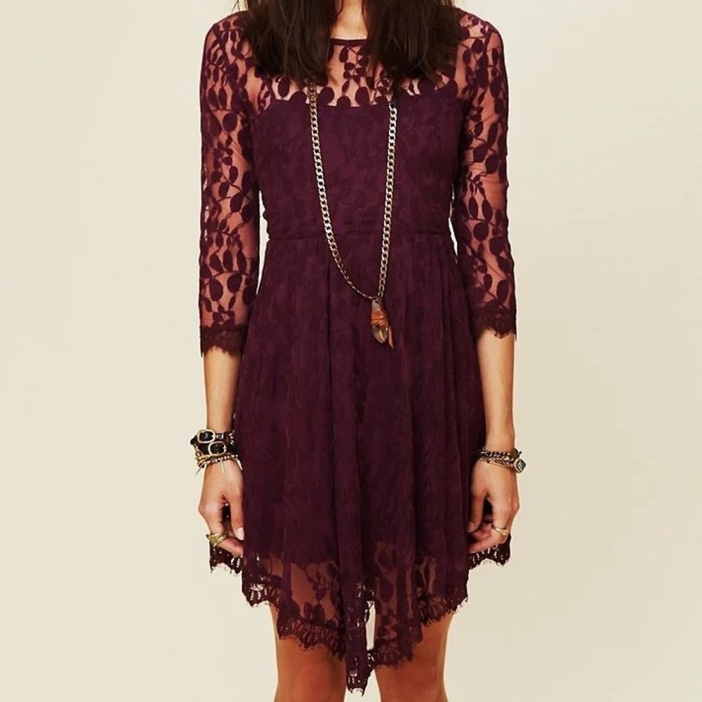 Free People Queens Love Lace Dress